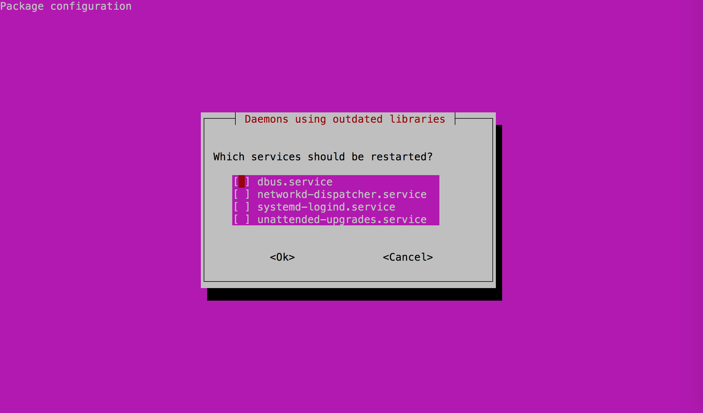 取消 Ubuntu apt 恶心的交互